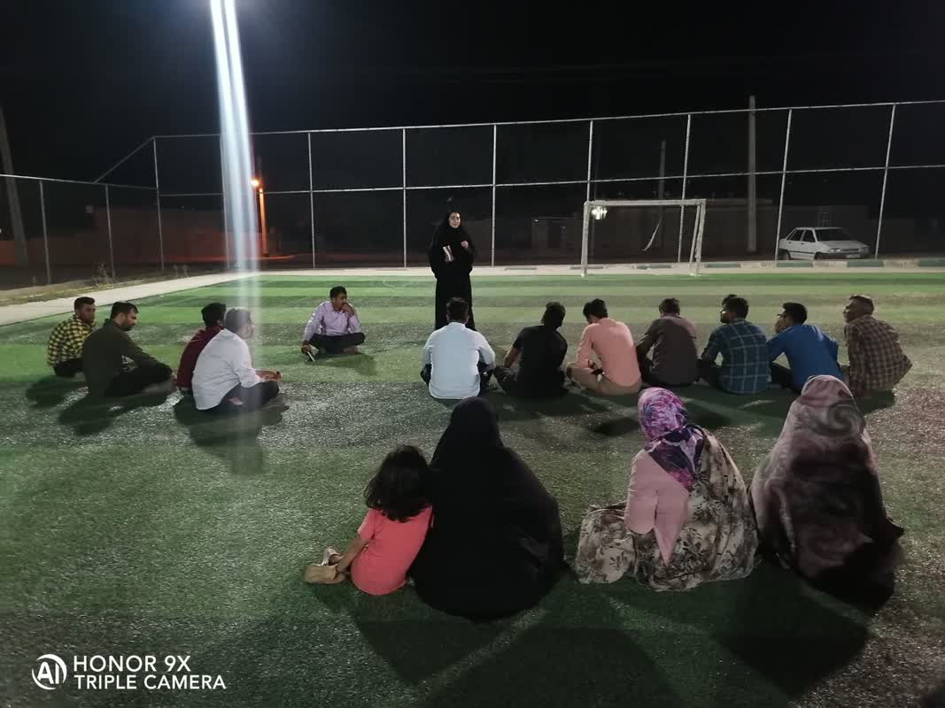 جلسه عمومی معرفی طرح ترسیب کربن در روستای بختیاری از شهرستان خاتم